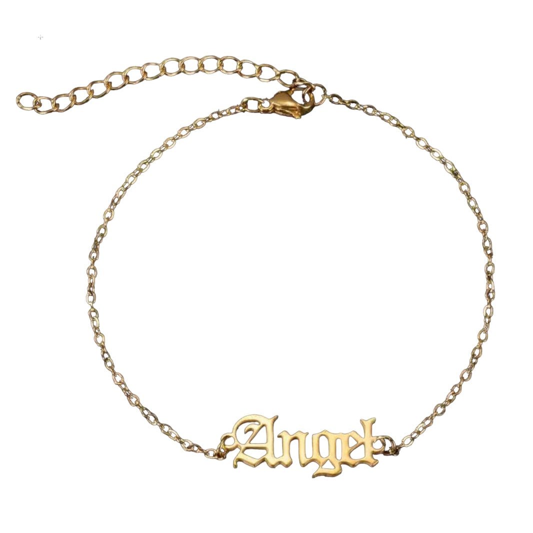 Angel Cable Chain Anklet - HOUSE OF ANKLET