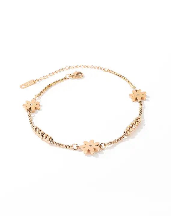 Daisy Pandent Box Chain Bracelet (wrong color) - HOUSE OF ANKLET