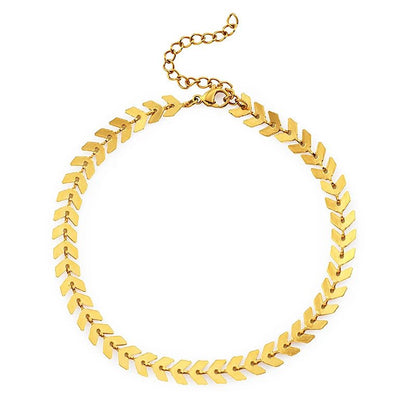 Fishbone Anklet - HOUSE OF ANKLET