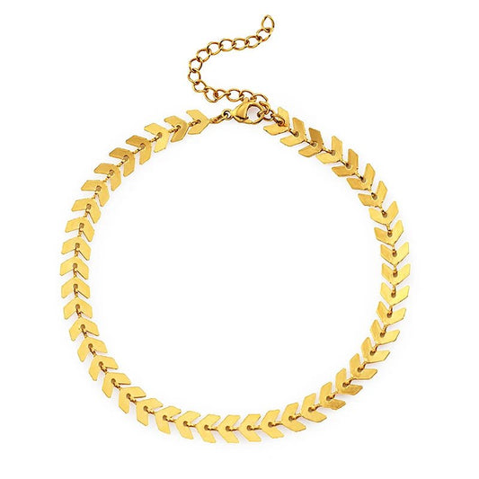 Fishbone Anklet - HOUSE OF ANKLET