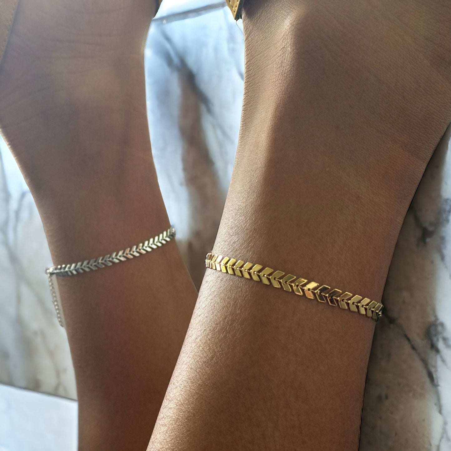 Fishbone Anklet - HOUSE OF ANKLET