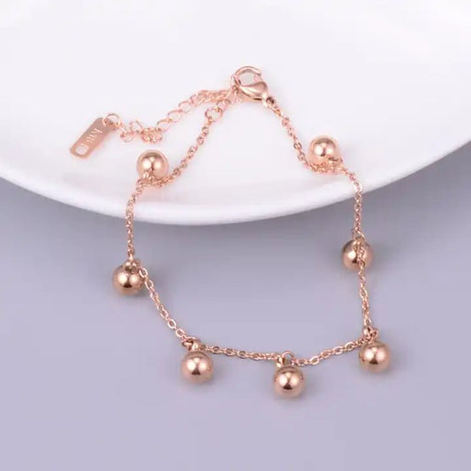 Ornament Cable Chain Anklet (Wrong color picture) - HOUSE OF ANKLET